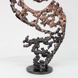 Arabesque - Sculpture semi abstraite - Dentelle Bronze et Acier