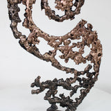 Arabesque - Sculpture semi abstraite - Dentelle Bronze et Acier