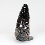 Chaussure talon aiguille 110-22 - Sculpture mode dentelle métal acier bronze