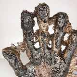 Une main - Sculpture main dentelle metal acier bronze