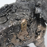 Eléphant B - Sculpture animal métal - Eléphant bronze et acier