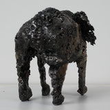Eléphant B - Sculpture animal métal - Eléphant bronze et acier