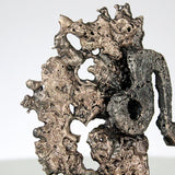 Sculpture signe astrologique Lion bronze acier - Buil