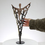 Pavarti Ultime - Sculpture dentelle métal bronze acier laiton