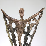 Pavarti Ultime - Sculpture dentelle métal bronze acier laiton