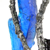 Idole CLXVI - Sculpture métal corps acier et pate de verre - Buil
