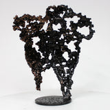 Pavarti Lumière - Sculpture bustier femme dentelle metal acier bronze