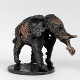 Elephant 28-23 - Sculpture animal - Eléphant en dentelle de métal acier et bronze