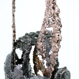 Sacré de Thèbes - Sculpture portrait d'un guerrier en dentelle de métal : Bronze et Acier