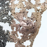 Belisama Tradition - Sculpture bustier femme dentelle métal bronze et acier