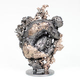 Montagne Yogi 49-22 - Sculpture corps masculin dentelle métal acier bronze