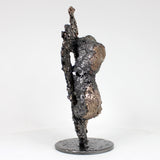 Montagne Yogi 49-22 - Sculpture corps masculin dentelle métal acier bronze