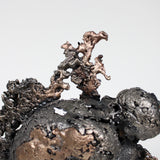 Montagne Yogi 49-22 - Sculpture corps masculin dentelle métal acier bronze