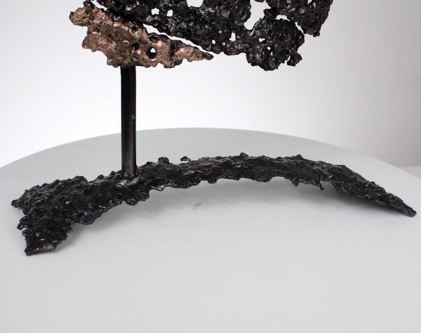 Belisama La femme ruban - Sculpture métal buste feminin acier bronze - Buil