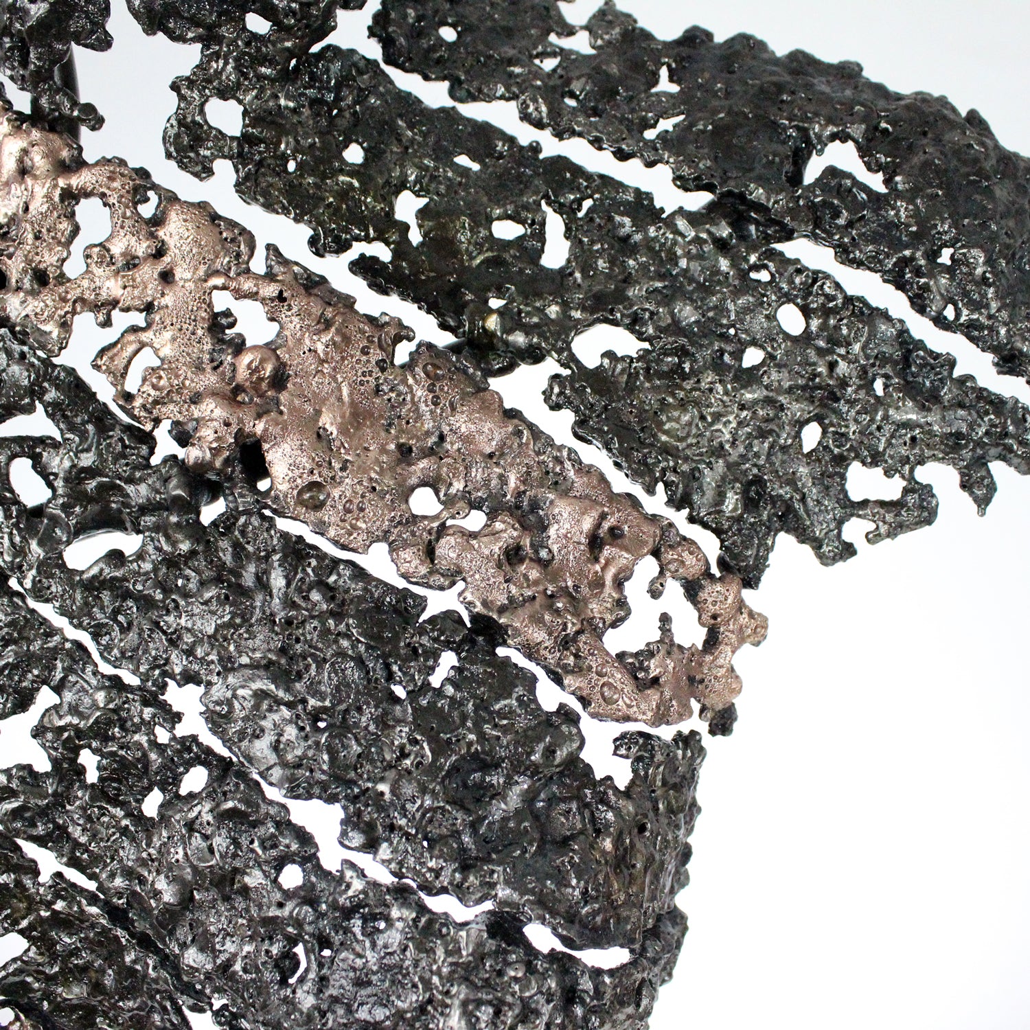 Belisama La femme ruban - Sculpture métal buste feminin acier bronze - Buil