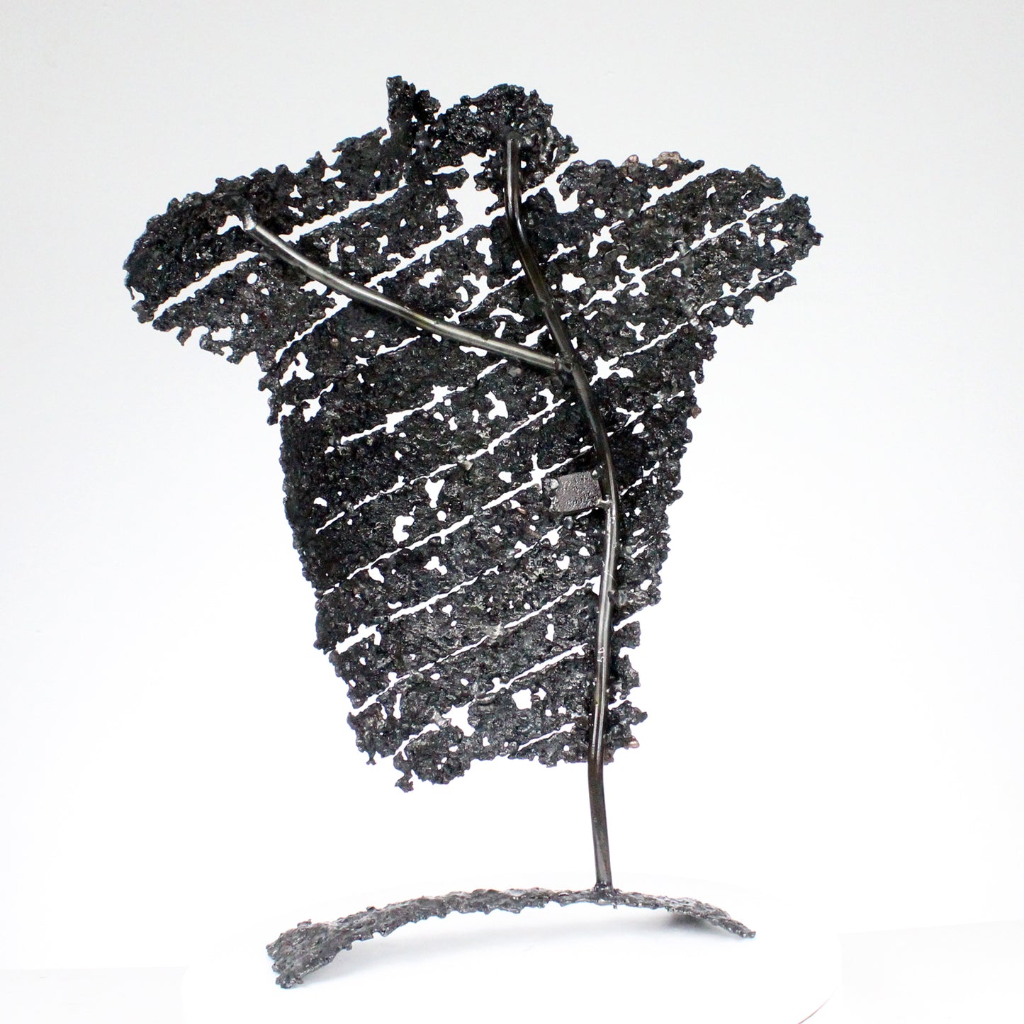 Belisama La femme ruban - Sculpture métal buste feminin acier bronze - Buil