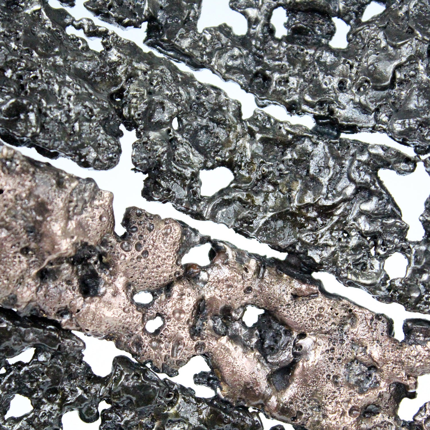 Belisama La femme ruban - Sculpture métal buste feminin acier bronze - Buil