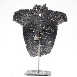 Belisama Lutchia - Sculpture buste femme dentelle métal acier et laiton