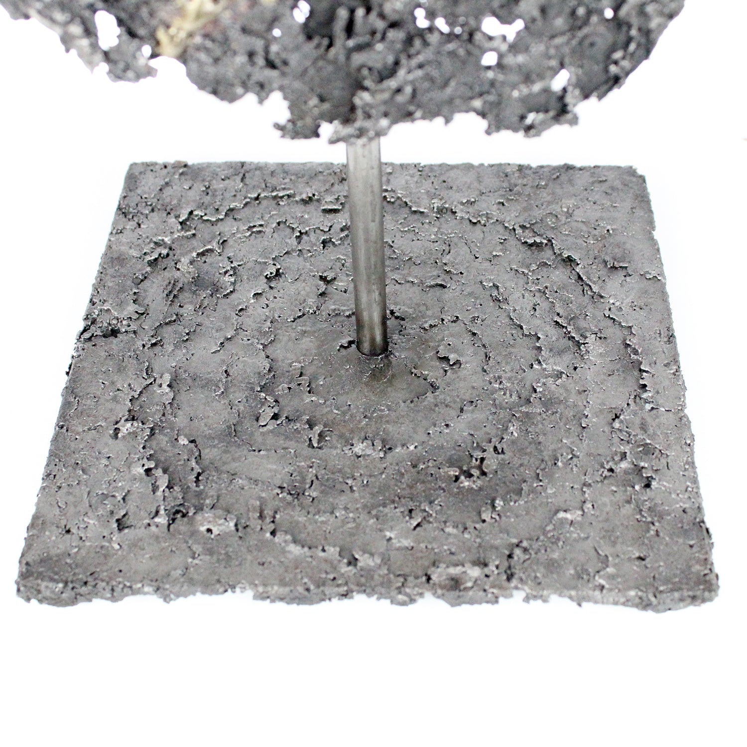 Sculpture corps féminin taille réelle métal artistique - socle