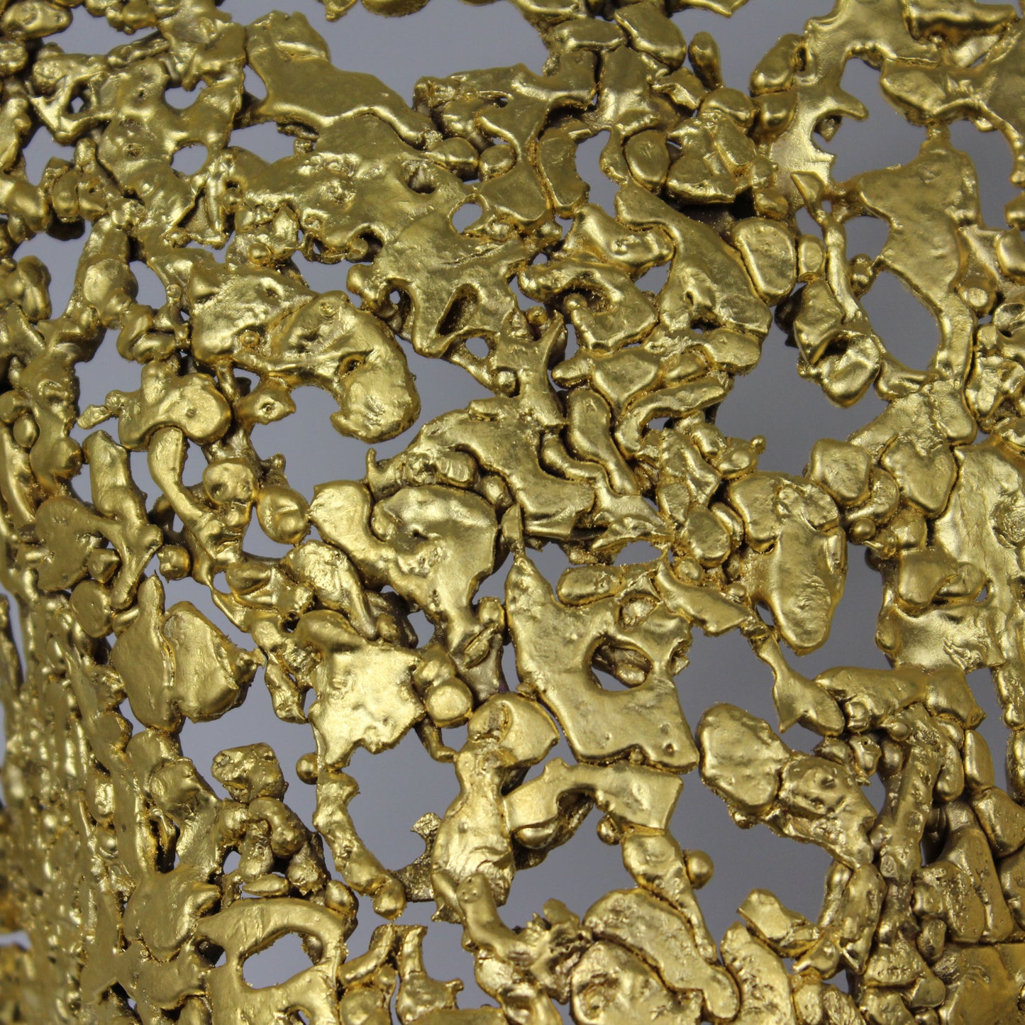 Belisama Golden Dawn - Sculpture buste femme dentelle bronze et Or - Buil