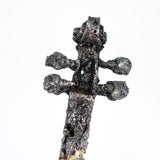 Oublie des dieux 97-22 - Sculpture violon dentelle acier et laiton