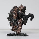 Belier 19 A3 - Signe du zodiaque astrologie - Sculpture dentelle metal bronze acier