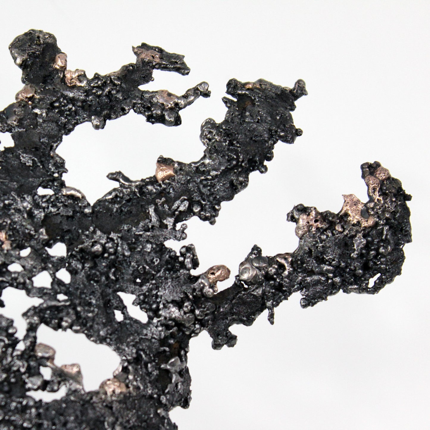 Belisama Bleu Mer - Sculpture buste femme metal et verre - Buil