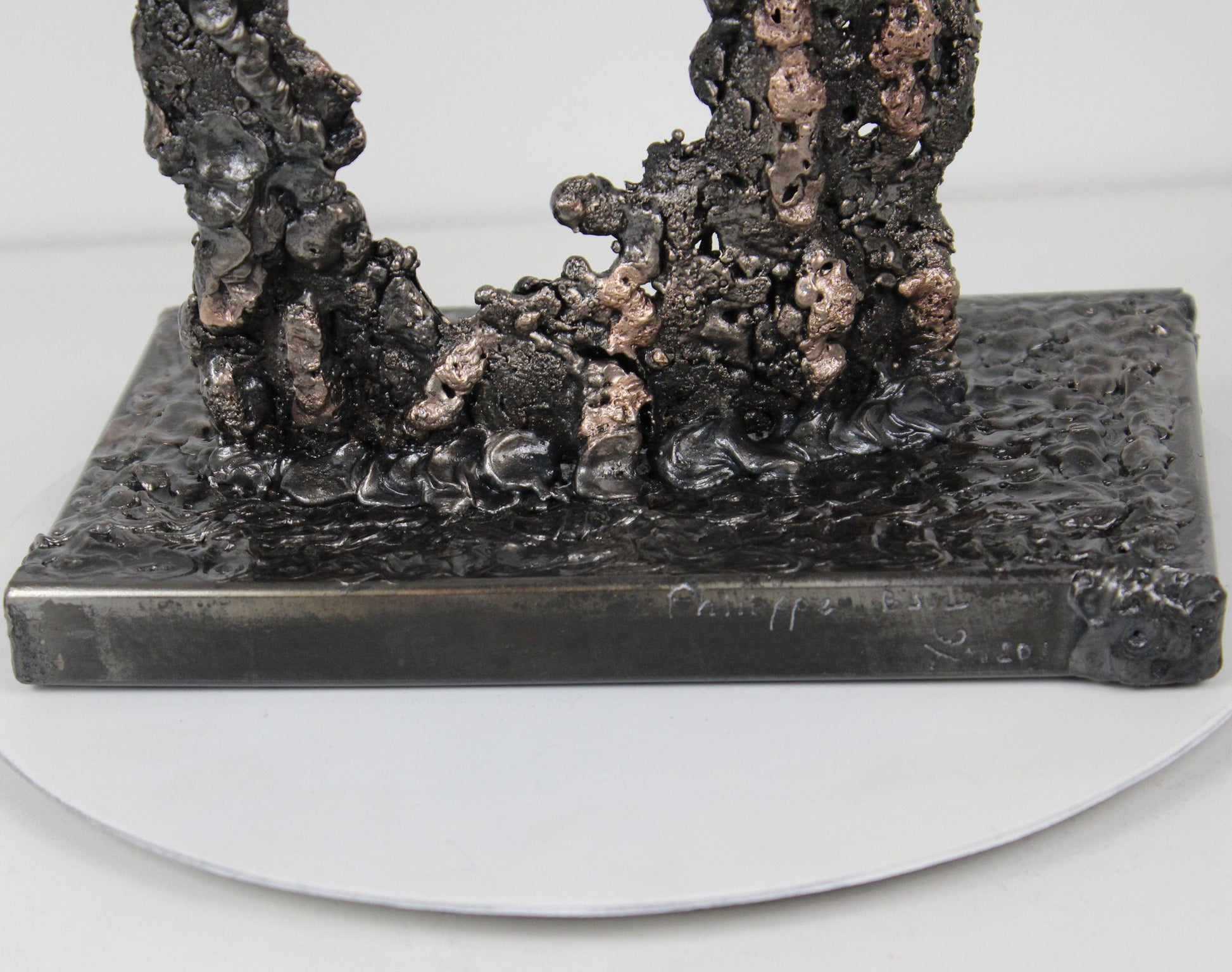 Pavarti Gé - Fessier métal acier bronze -Buil