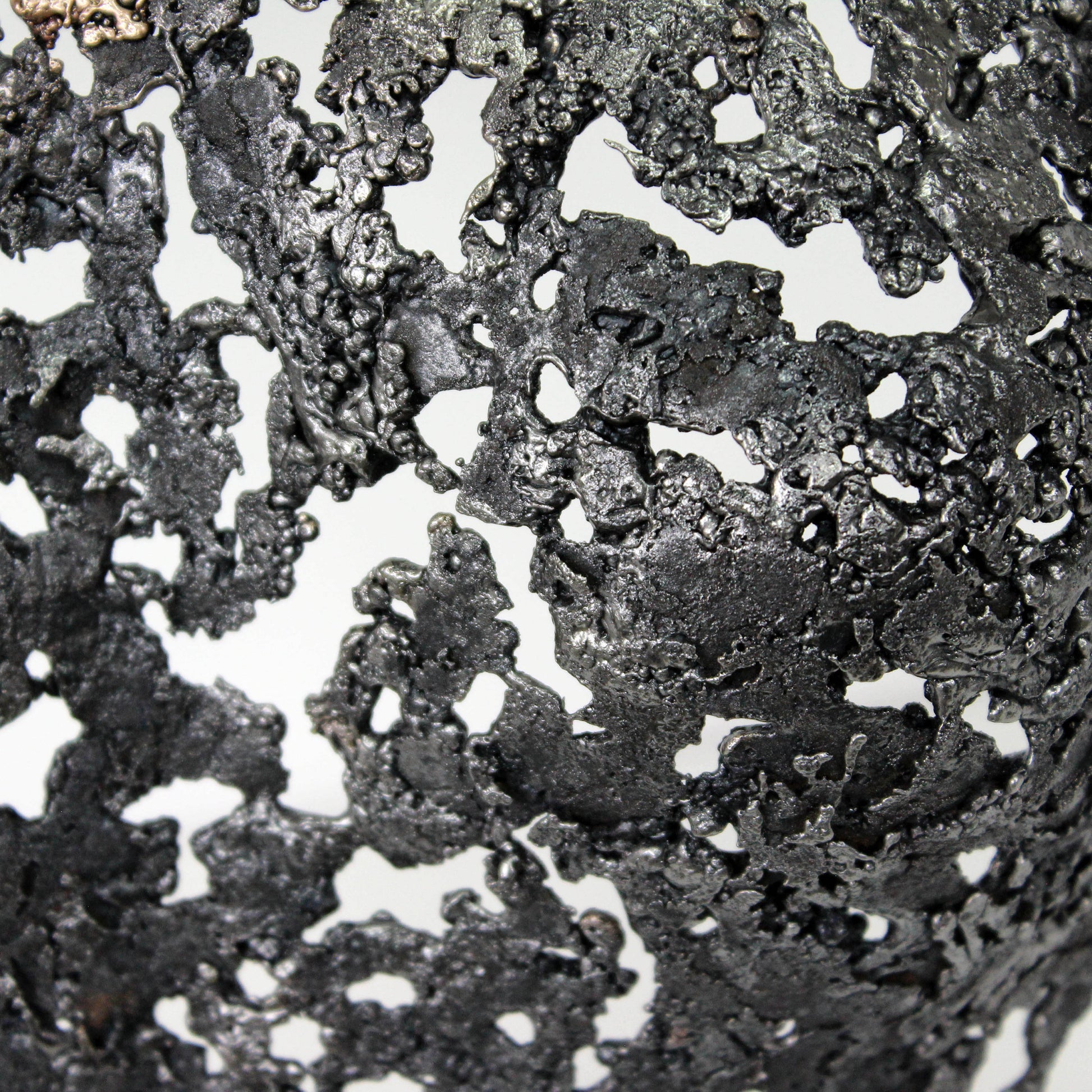 Belisama Antan - Sculpture buste femme dentelle Acier bronze - Buil