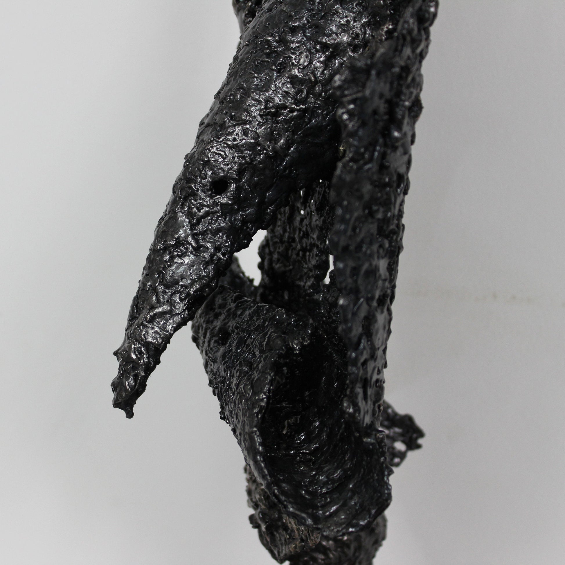 Le blond - Sculpture métal visage bronze acier laiton - Buil